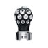 United Pacific 71092 Manual Transmission Shift Knob Matte Black Gearshift Knob Ball - Phoenix Style with Green LED