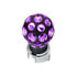 United Pacific 71093 Manual Transmission Shift Knob Matte Black Gearshift Knob Ball - Phoenix Style with Purple LED