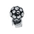 United Pacific 71093 Manual Transmission Shift Knob Matte Black Gearshift Knob Ball - Phoenix Style with Purple LED
