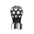United Pacific 71095 Manual Transmission Shift Knob Matte Black Gearshift Knob Ball - Phoenix Style with Purple LED