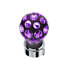 United Pacific 71095 Manual Transmission Shift Knob Matte Black Gearshift Knob Ball - Phoenix Style with Purple LED