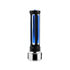 71154 by UNITED PACIFIC - Gear Shift Knob - Sonoma Style, Blue, Matte Black Finish, Thread-On with Blue LED