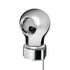 71165 by UNITED PACIFIC - Gearshift Knob - Charlotte Style, Chrome Finish, Thread-On with White LED