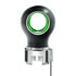 71184 by UNITED PACIFIC - Gearshift Knob - Charlotte Style, Matte Black Finish, Thread-On with Green LED