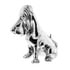 72003 by UNITED PACIFIC - Hood Ornament - Chrome, Bassett Hound