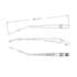 73008 by UNITED PACIFIC - Windshield Wiper Arm - Left or Right Side, fits 1990-1999 International Trucks