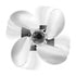 77009 by UNITED PACIFIC - Trailer Hitch Cover - Spinning Propeller, for 2" x 2" Trailer Hitch Receivers