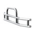 80028 by UNITED PACIFIC - HighwayShield I10 Series Grille Guard - Front, Polished Stainless Steel with Bracket