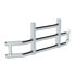 80029 by UNITED PACIFIC - HighwayShield I25 Series Grille Guard - Front, Polished Stainless Steel with Bracket