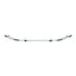 80098 by UNITED PACIFIC - HighwayShield I40 Series Grille Guard - Front, Polished Stainless Steel with Bracket