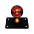 86808 by UNITED PACIFIC - Tail Light - "Stop" Lettering Horizontal, with Black Rim/Black Housing, for 1928 Ford