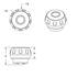 88211 by UNITED PACIFIC - Steering Wheel Hub - Hub/Horn Assembly, for Peterbilt