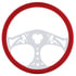 88241 by UNITED PACIFIC - Steering Wheel - Red, with Chrome Spokes, "Lady"
