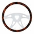 88249 by UNITED PACIFIC - Steering Wheel - 18", Flame, with Hydro, Dip Finish Wood, Boss