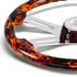 88309 by UNITED PACIFIC - Steering Wheel - 18", Flame, with Matching Flame Bezel