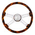 88309 by UNITED PACIFIC - Steering Wheel - 18", Flame, with Matching Flame Bezel