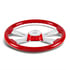88314 by UNITED PACIFIC - Steering Wheel - 18", 4 Spoke, with Color Matching Horn Bezel, Indigo Red