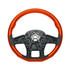 88339 by UNITED PACIFIC - Steering Wheel - 18 " dia., Cadmium Orange, Wood, fits 2012-2021 Peterbilt 579