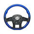 88337 by UNITED PACIFIC - Steering Wheel - 18 " dia., Indigo Blue, Wood, fits 2012-2021 Peterbilt 579