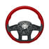 88341 by UNITED PACIFIC - Steering Wheel - 18 " dia., Candy Red, Wood, fits 2012-2021 Peterbilt 579