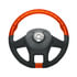 88348 by UNITED PACIFIC - Steering Wheel - 18 " dia., Cadmium Range, Leather and Wood, fits 2012-2021 Peterbilt 579