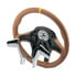 88372 by UNITED PACIFIC - YourGrip GT PRO Leather Series Steering Wheel - 18 inches, Brown