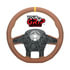 88372 by UNITED PACIFIC - YourGrip GT PRO Leather Series Steering Wheel - 18 inches, Brown
