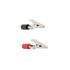 98237 by UNITED PACIFIC - Alligator Clip - 5 Red/5 Black, 2", 10 AMP, with PVC Handles