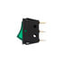 98295 by UNITED PACIFIC - Rocker Switch - Green, Illuminated, 12V, 20 AMP, On/Off, S.P.S.T.