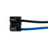 98334 by UNITED PACIFIC - Headlight Connector - 2-Wire, Universal, for H7 Halogen Bulb