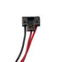 98348 by UNITED PACIFIC - Headlight Connector - Black, 3-Contact, Female, for 9003 and H4 Halogen Bulb