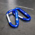 99235 by UNITED PACIFIC - Carabiner Set - 3-1/8" Long, 1-5/8" Wide, with United Pacific Logo