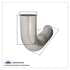 FLV-15653-000 by UNITED PACIFIC - Exhaust Elbow - Aluminized Steel, 5" OD, Molded