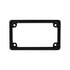 50109 by UNITED PACIFIC - License Plate Frame - Black, Motorcycle