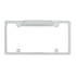 50187 by UNITED PACIFIC - License Plate Frame - Chrome, with White LED Back-Up Light, White LED/Clears Lens