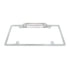 50187 by UNITED PACIFIC - License Plate Frame - Chrome, with White LED Back-Up Light, White LED/Clears Lens