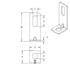 60014P by UNITED PACIFIC - Auxiliary Light Mounting Bracket - Stainless Steel, L-Shape Type, -5/16" X 1-1/4" X 1-1/2"