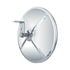 60032 by UNITED PACIFIC - Door Blind Spot Mirror - Convex, 7.5", Stainless Steel, with Centered Mounting Stud