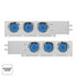 61036 by UNITED PACIFIC - 2" Bolt Pattern Stainless Steel Spring Loaded Light Bar, Pair