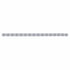 62739 by UNITED PACIFIC - Bumper Light Bar - Stainless, with Bracket, Clearance/Marker Light, Red LED, Clear Lens, Stainless Steel, with Visors, 9 LED Per Light