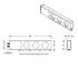 63770 by UNITED PACIFIC - LED Spring Loaded Mud Flap Hanger Red