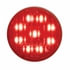 66001 by UNITED PACIFIC - Mud Flap Hanger - 30", Heavy Duty, with 9 LED End Cap & Bezel, Red LED/Red Lens