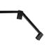 67037 by UNITED PACIFIC - Angled Mud Flap Hanger - Black, with Mounting Hardware, with 1 Coil