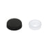 70077B by UNITED PACIFIC - Lug Nut Cover - Black, Plastic, Snap On, for #10/#12 Screws