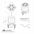 70106 by UNITED PACIFIC - Steering Wheel Spinner - Chrome, Aluminum Gun Cylinder