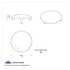 70194-1 by UNITED PACIFIC - Button Cover - Chrome, Plastic, Vinyl, for Kenworth