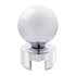 70612 by UNITED PACIFIC - Manual Transmission Shift Knob - Chrome Ball, with Mounting Adapter