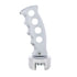 70683 by UNITED PACIFIC - Manual Transmission Shift Knob - Gearshift Knob, Chrome, "Gatling" 13/15/18 Speed