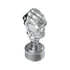 70709 by UNITED PACIFIC - Manual Transmission Shift Knob - Gearshift Knob, Chrome, Skull, 13/15/18 Speed, with Adapter