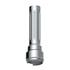 70891 by UNITED PACIFIC - Gearshift Knob - Chrome, Dallas Style, Thread-On, Vertical, with Adapter, 9/10 Speed